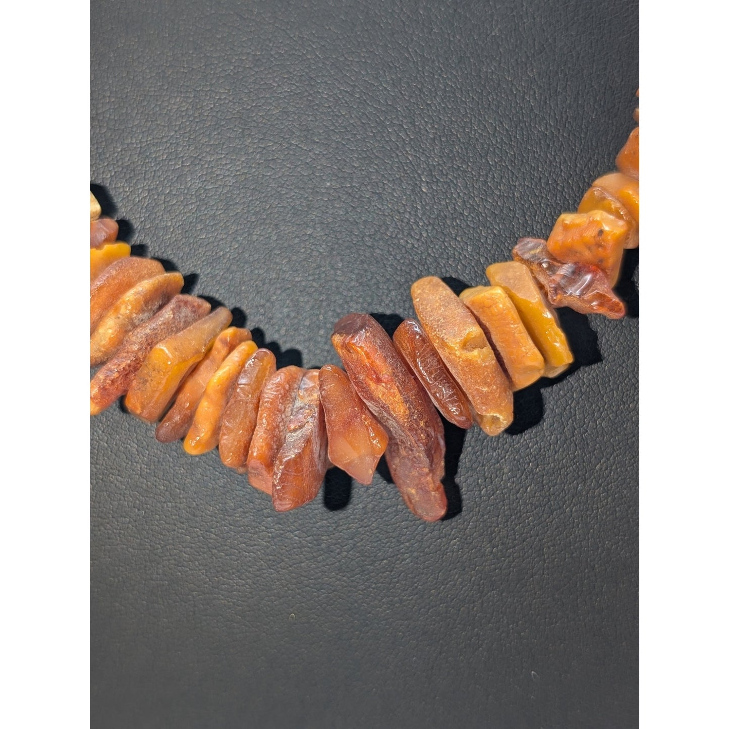Vintage Long Strand Chunky Raw Amber (Needs Restrung or Clasp Added)