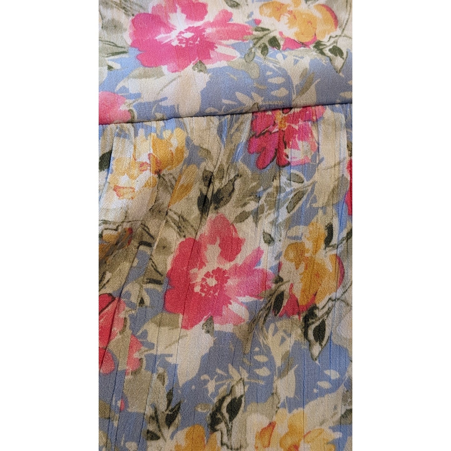 Emily Wonder Floral Print Baby Doll Dress Womens Sz M