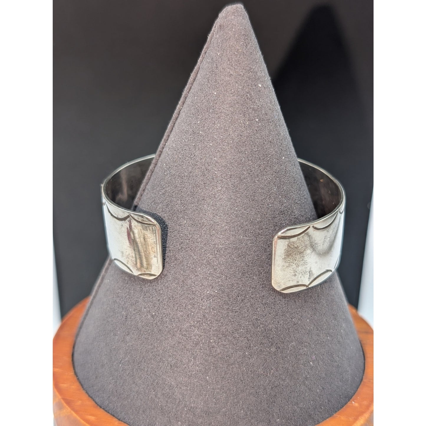 Vtg Navajo Sterling Silver Turquoise & Coral Chip Inlay Bracelet - Signed Ray B