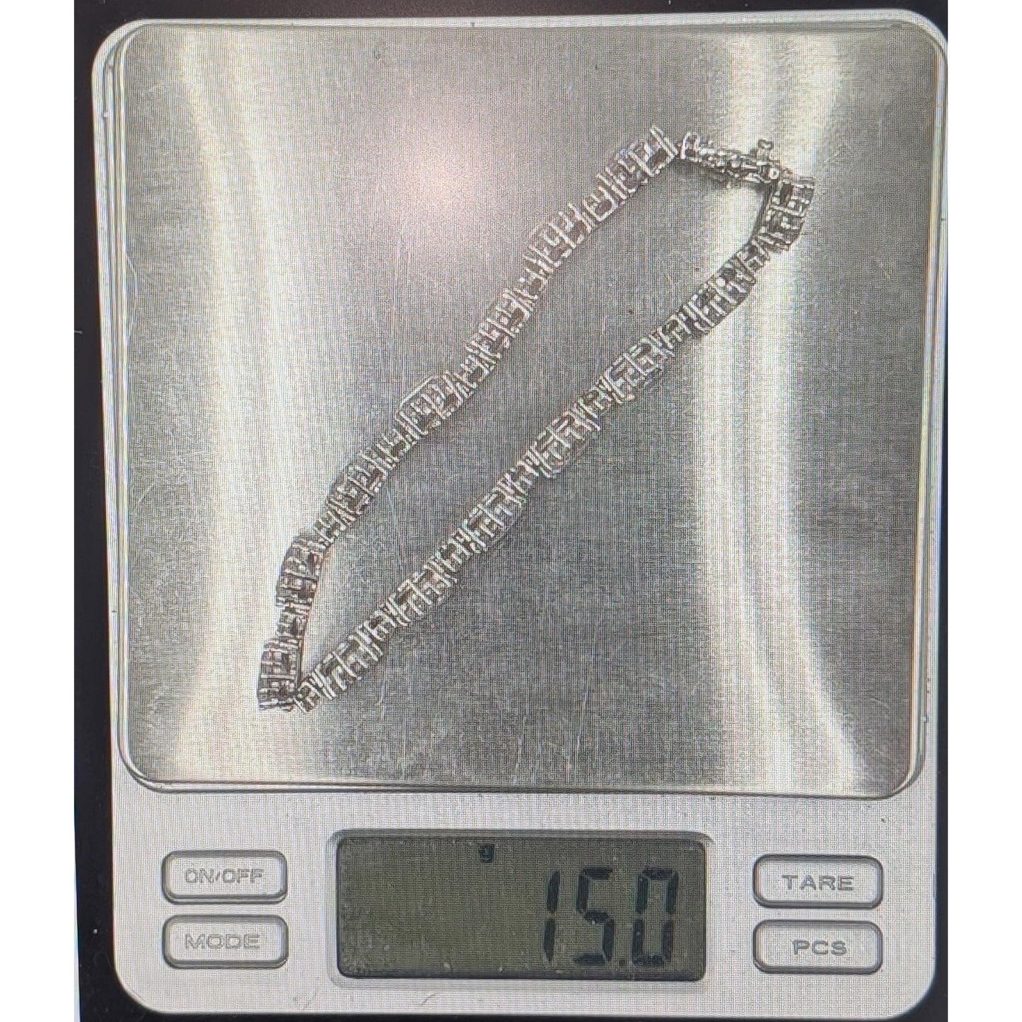 Stauer 925 Sterling Glam Oval & Round Alternating Cubic Zirconia Tennis Bracelet