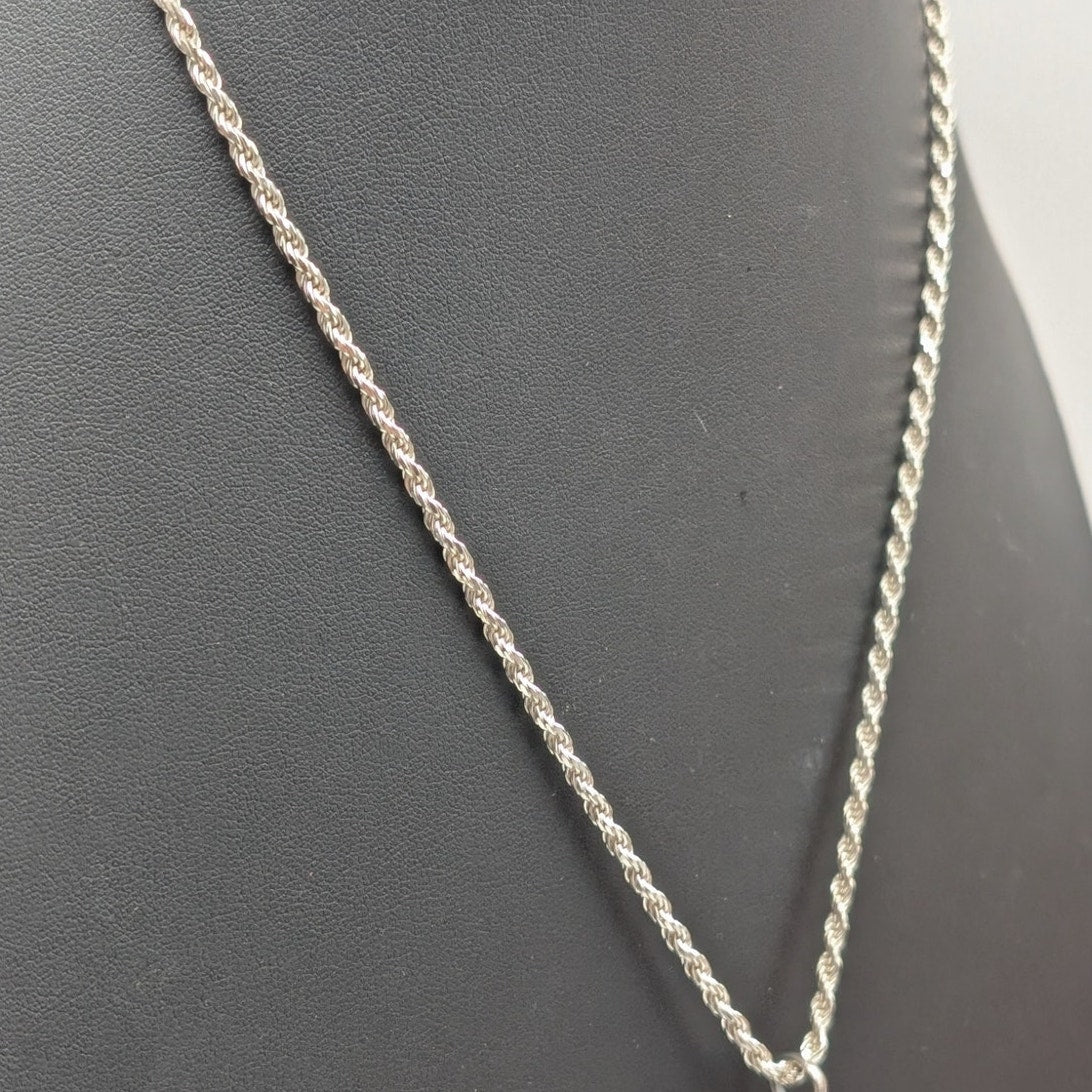 Vtg Large Raggedy Ann 1975 Bobbs Merrill Co., Inc. 925 Sterling Silver Necklace