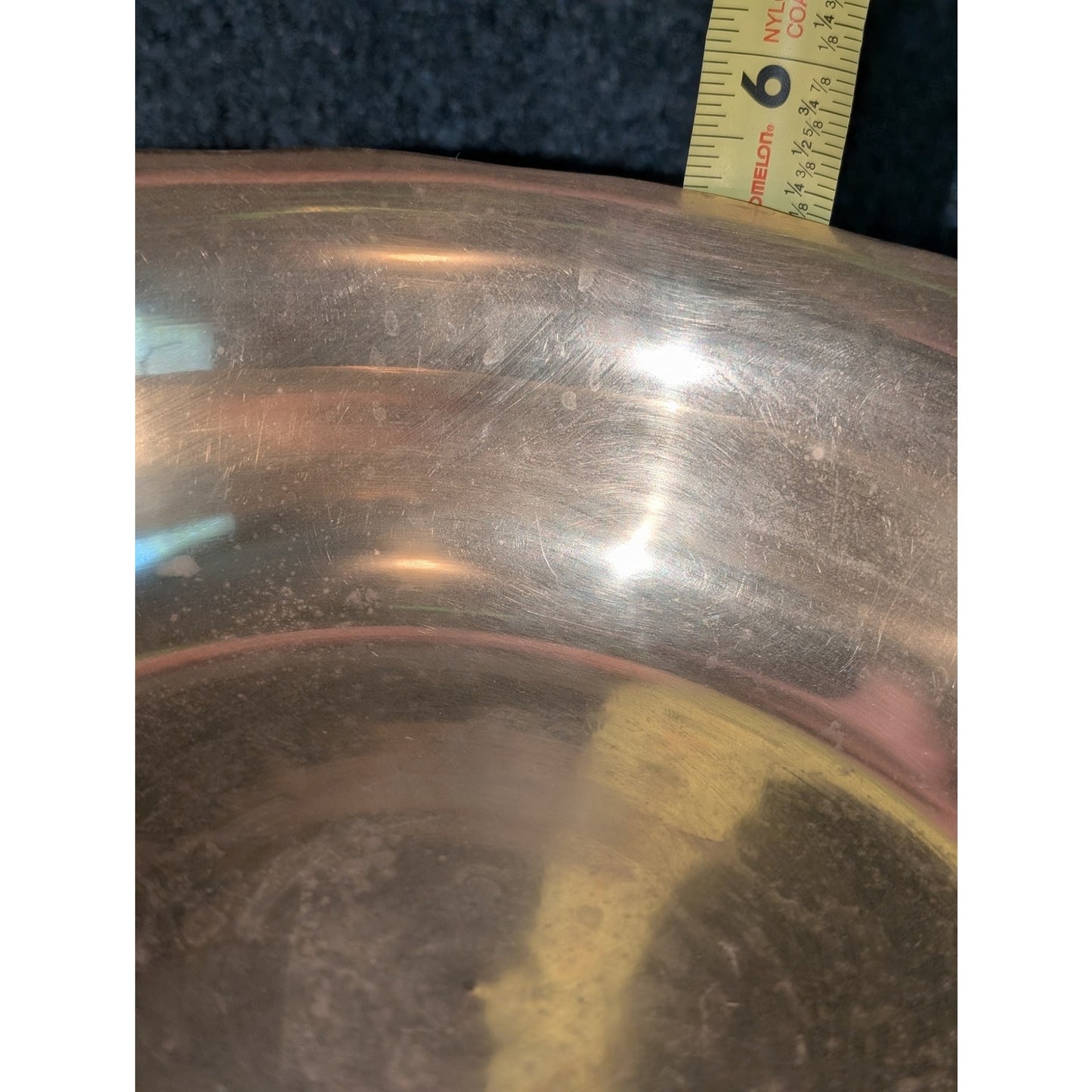 Mid-Century 1960s Pedestal Heavy Brass Decorative Bowl