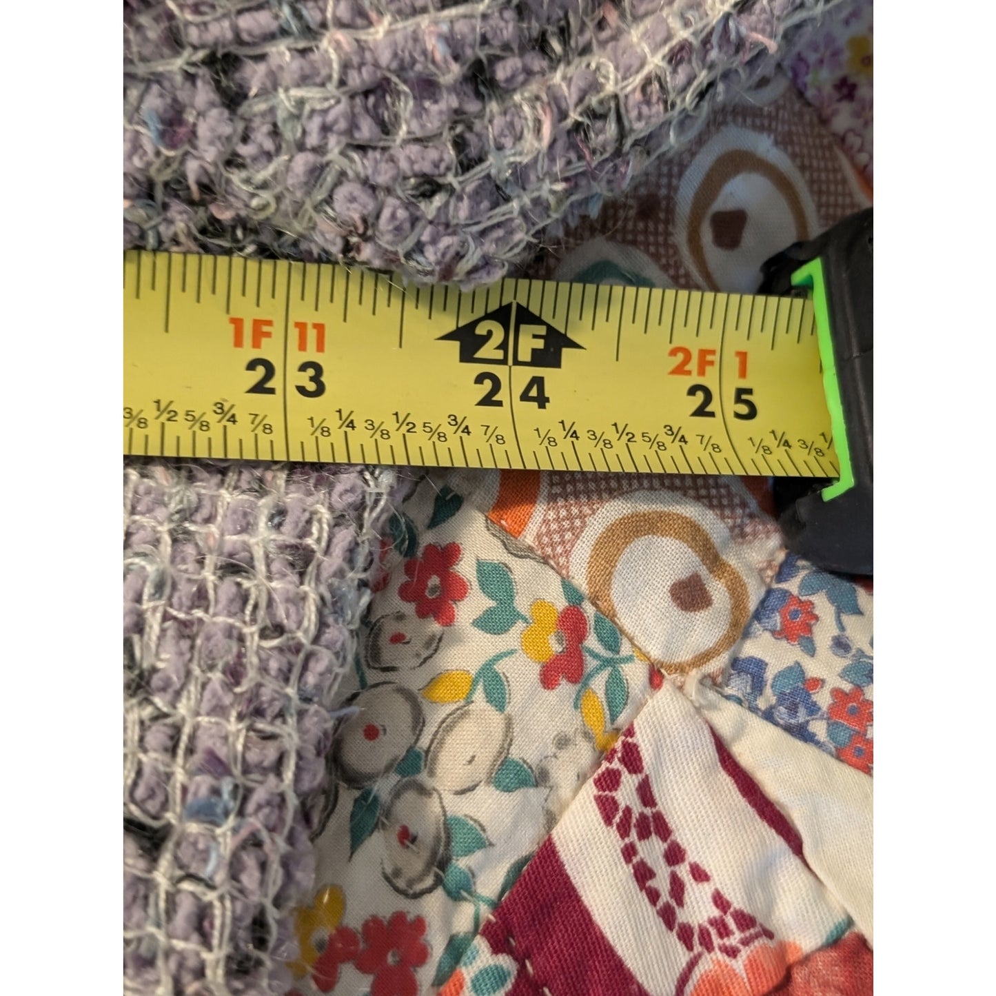 JH Collectibles Lavender Boucle Fringe Button Pocket Front Cardigan Womens Sz 1X