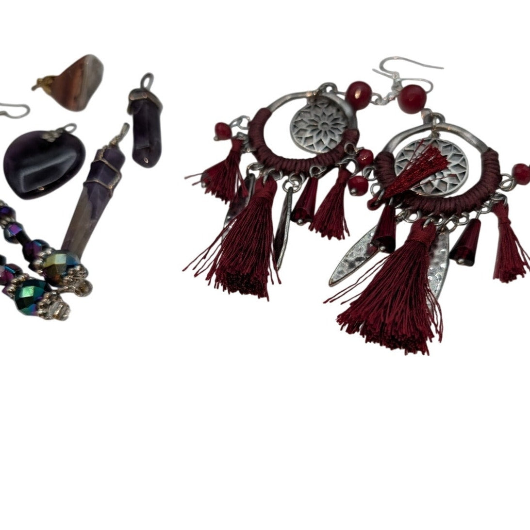 Reseller' Delight Curated Purple Lot of 41 Pieces of Jewelry