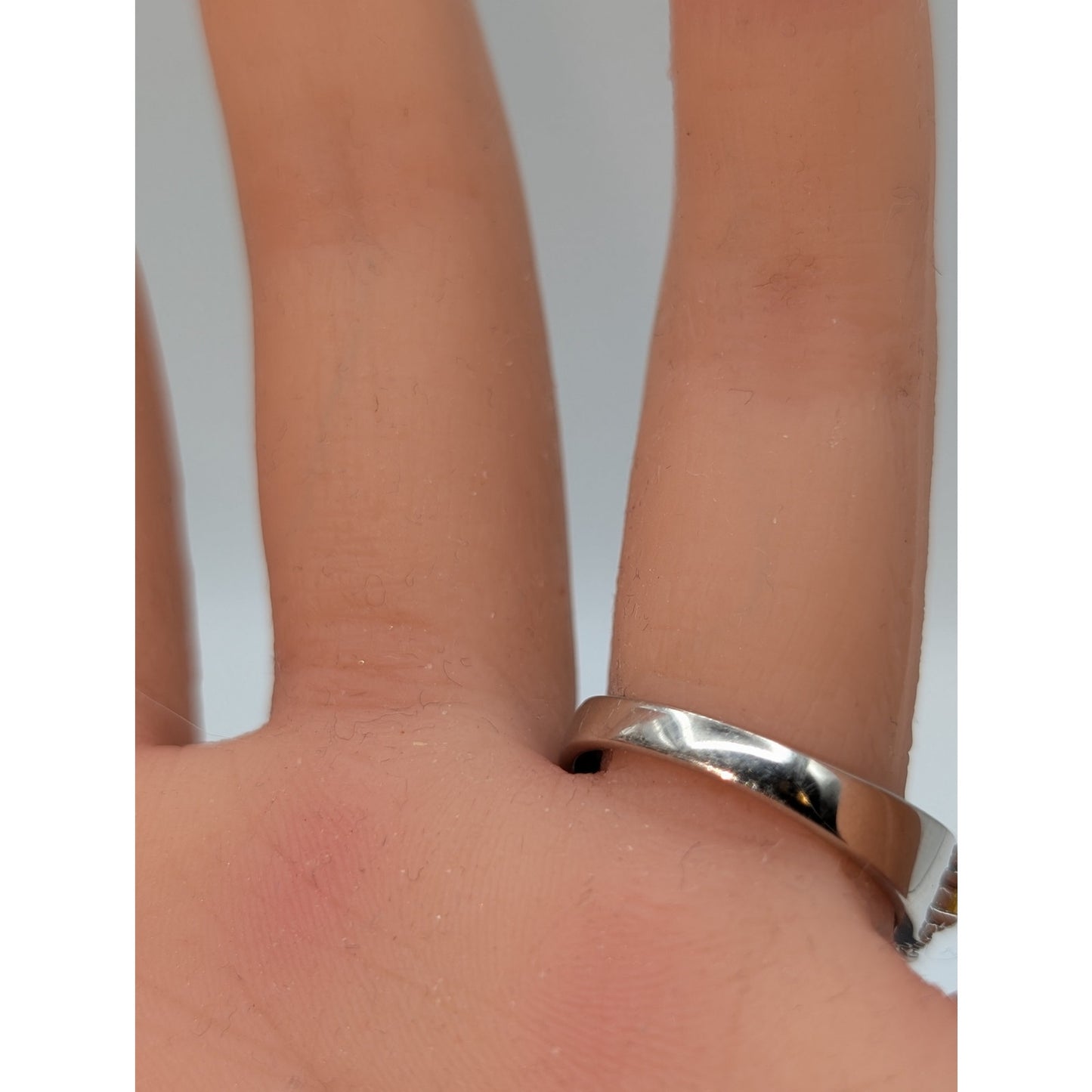 925 Sterling Silver Spinel Topaz & Diamond Ring Size 8