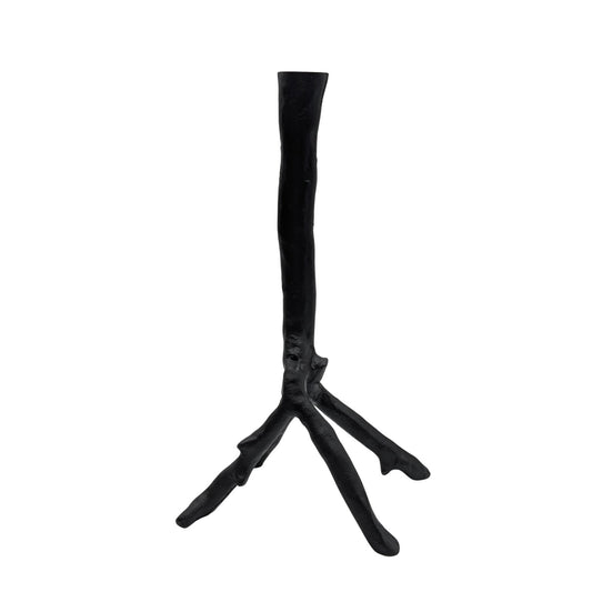 Black Iron Enchanted Forest Candlestick