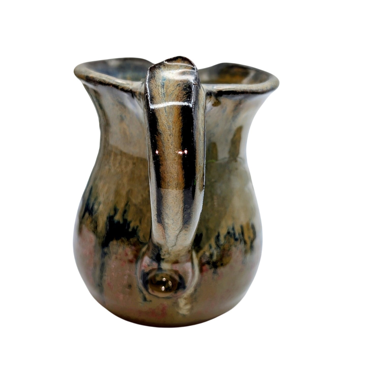 Vintage Studio Pottery Artist Signed 4.5" Pitcher