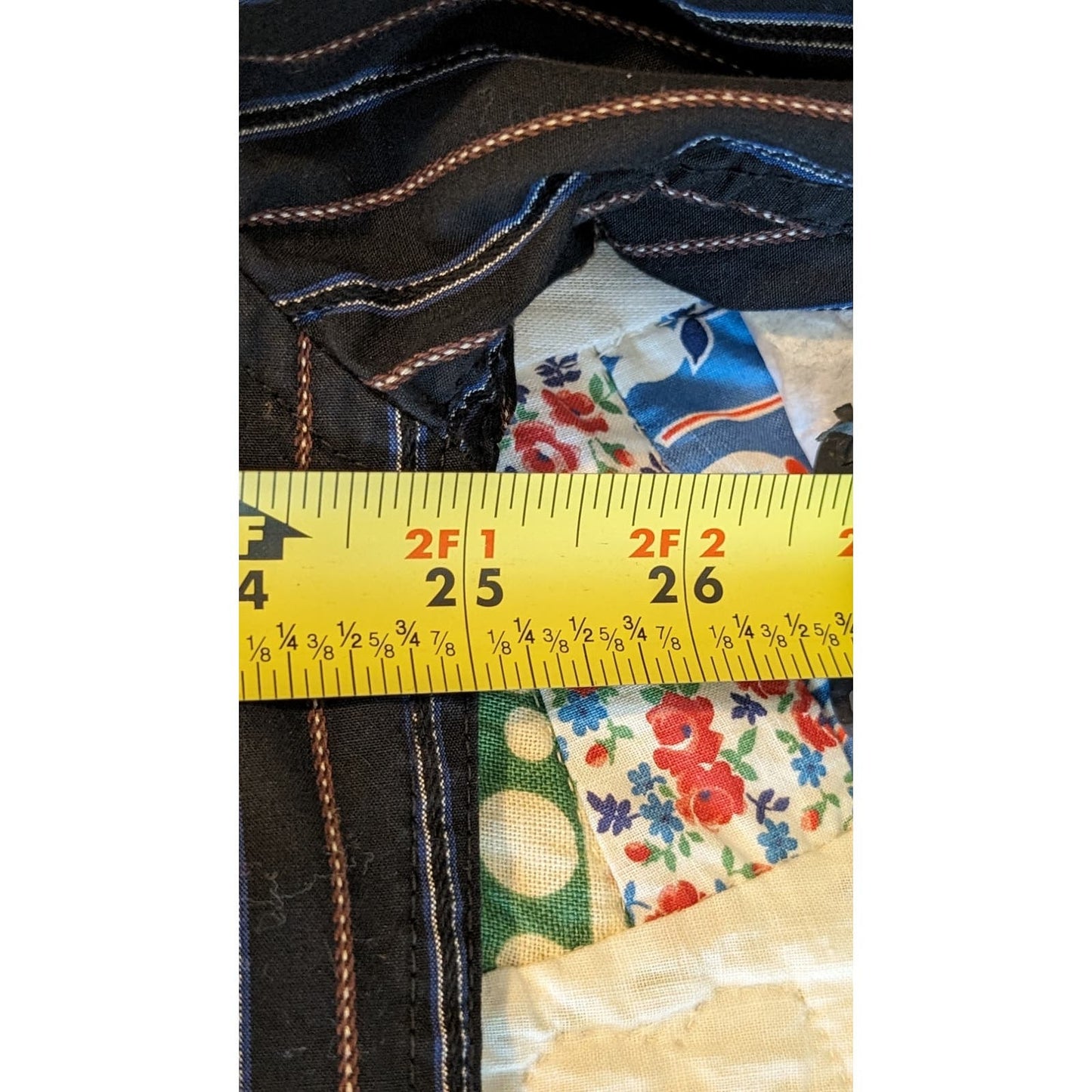 Vintage Larry Mahon Cowboy Collection Black Stripe Western Shirt Mens Sz XL