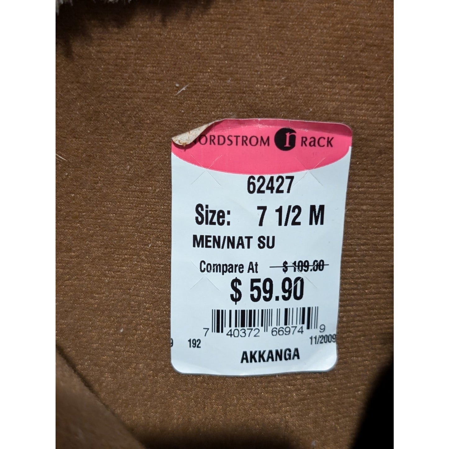 Anne Klein Akkanga Natural Tan Fur Trim Side Zip Boots Womens Size 7.5M