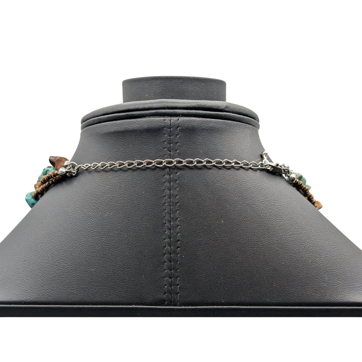 Multi-Strand Boho-Style Southwestern Statement Beaded 15.5"-19" Necklace
