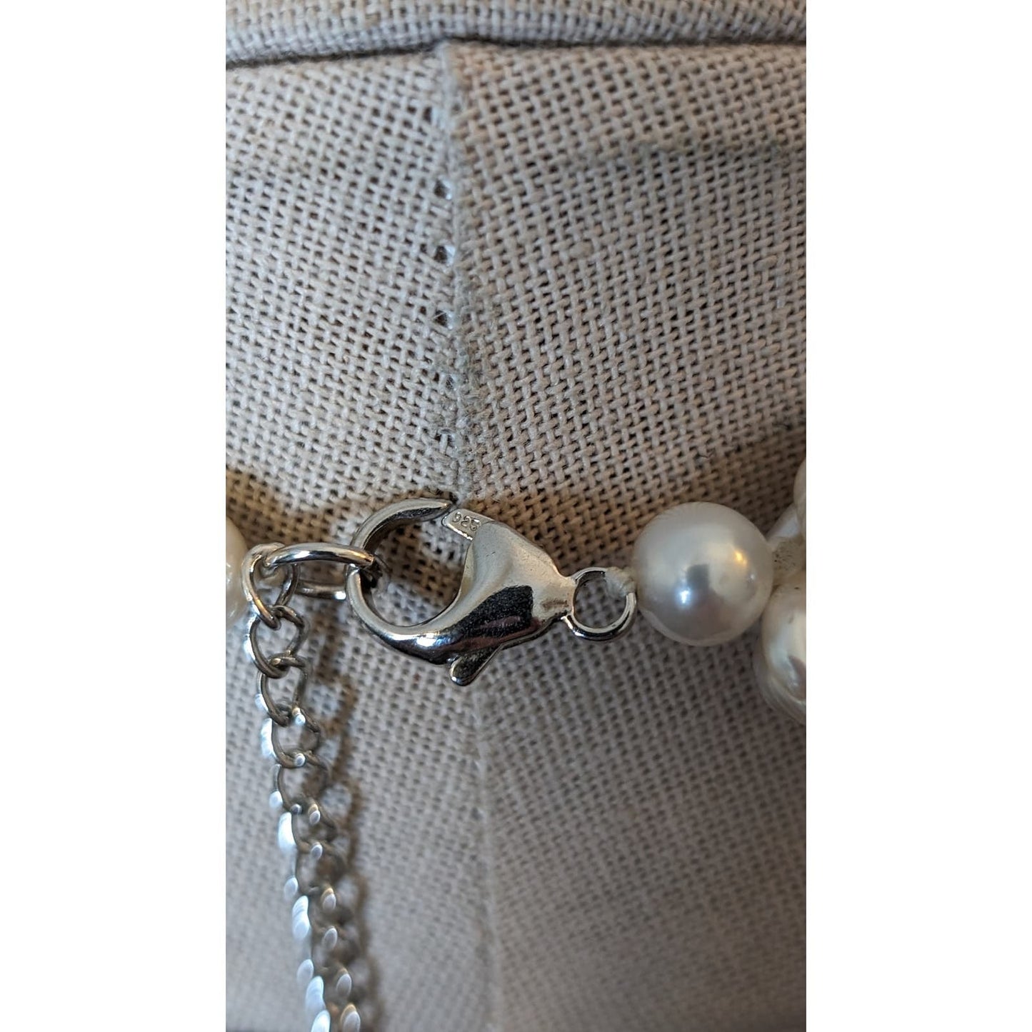 Lucas Lameth Multi-Strand Freshwater Pearl Necklace/Sterling Silver Clasp 18"