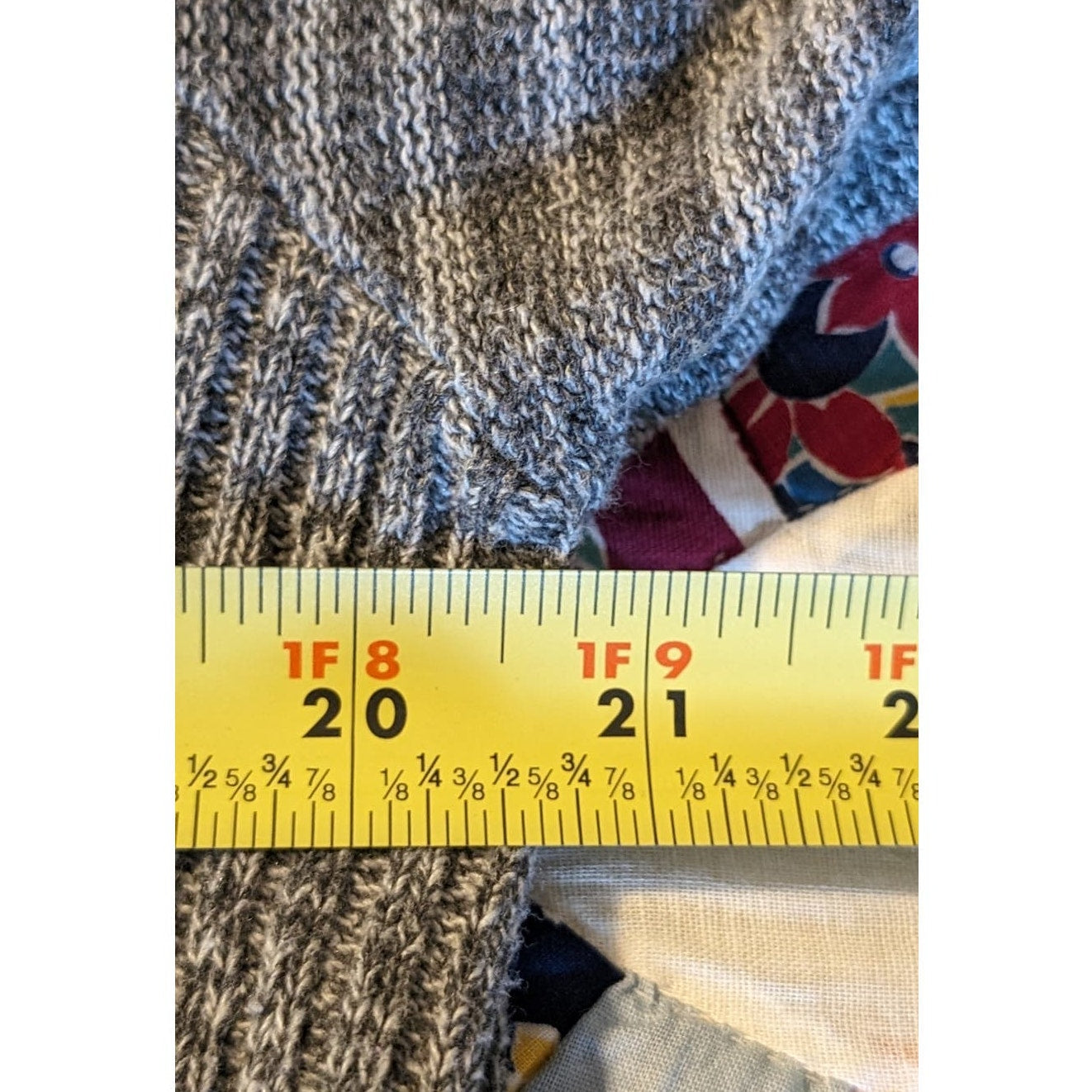Zele 100% Flax Variegated Gray V-Neck Raw Edge Lightweight Sweater Women Sz XXL