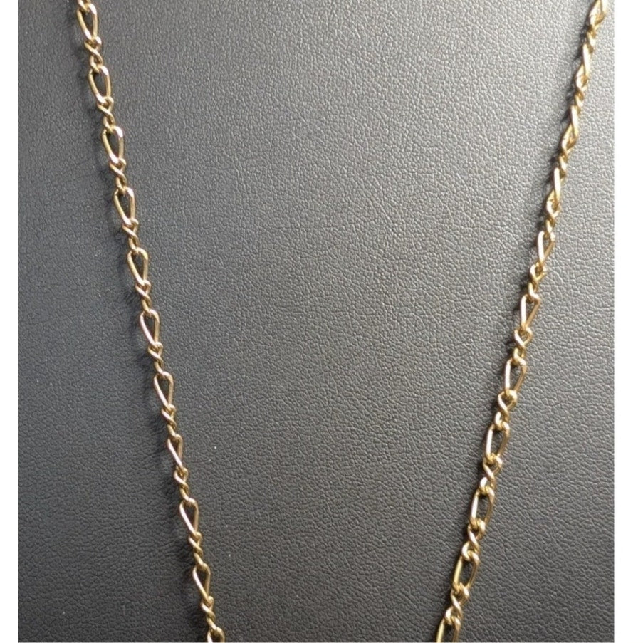 Antiqued Gold Tone Pendant Multi-Charm Long Chain 29.5"-31.5" Necklace