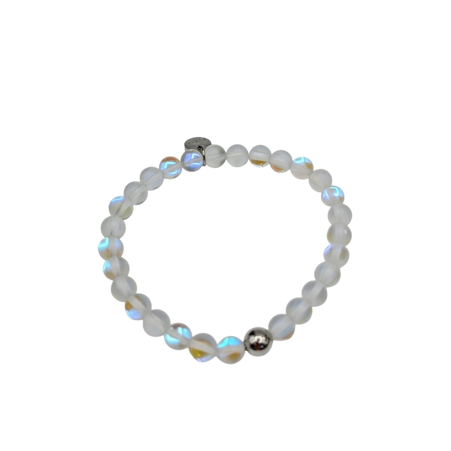 NOGU Mermaid Glass Bead Stretch Bracelet