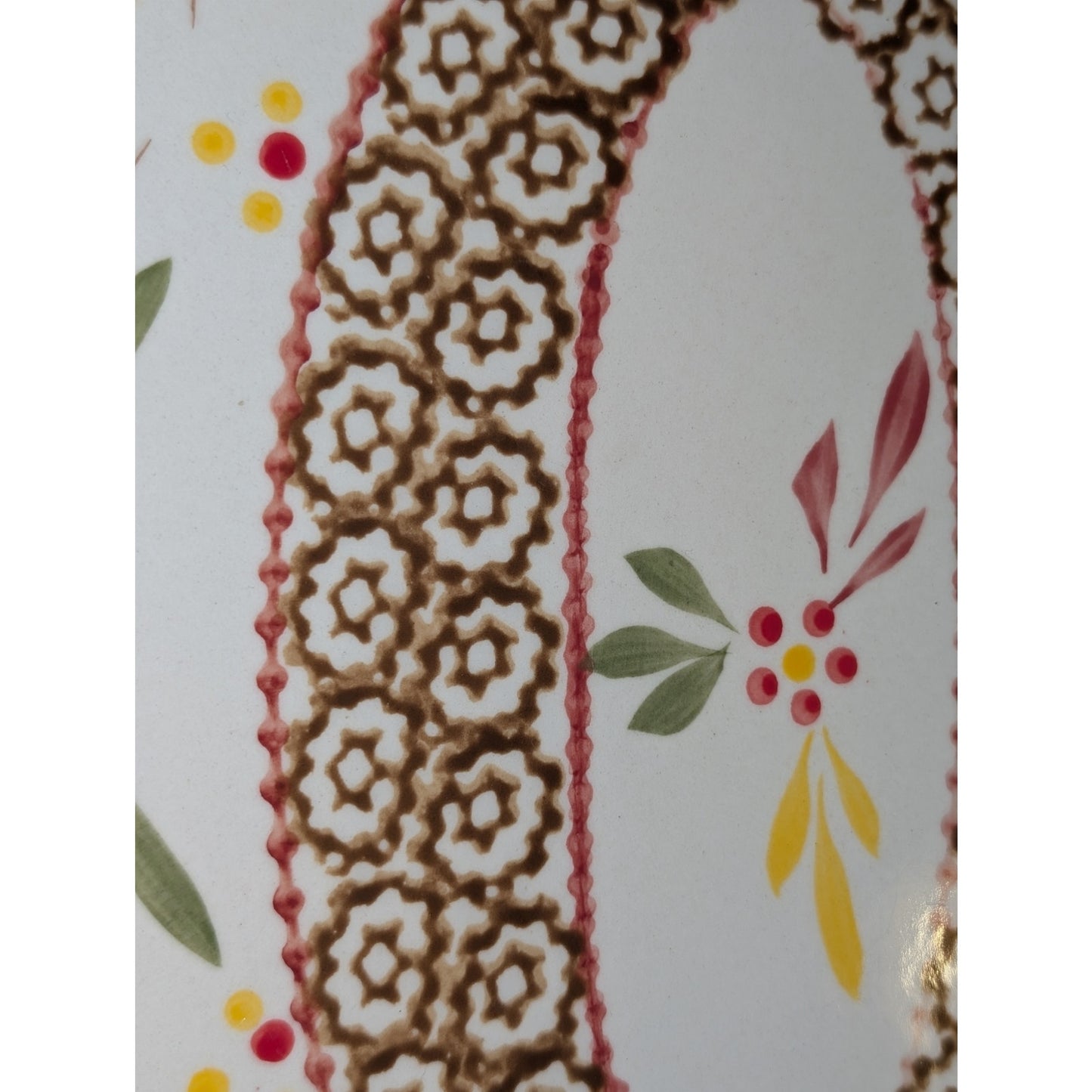 TEMPTATIONS BY TARA OLD WORLD FALLFETTI OVAL SERVING PLATTER
