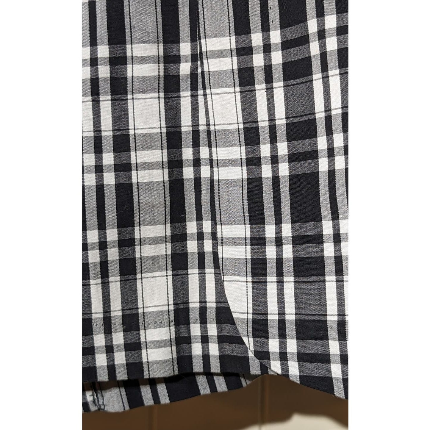IZOD PerformX Black White Plaid Golf Tennis Stretch Skort Womens Sz 10