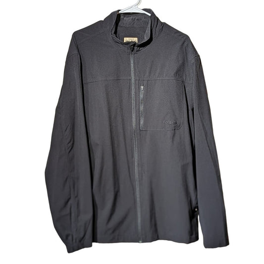 RedHead Brand Co. Black Lightweight Full Zip Windbreaker Mens Sz XL