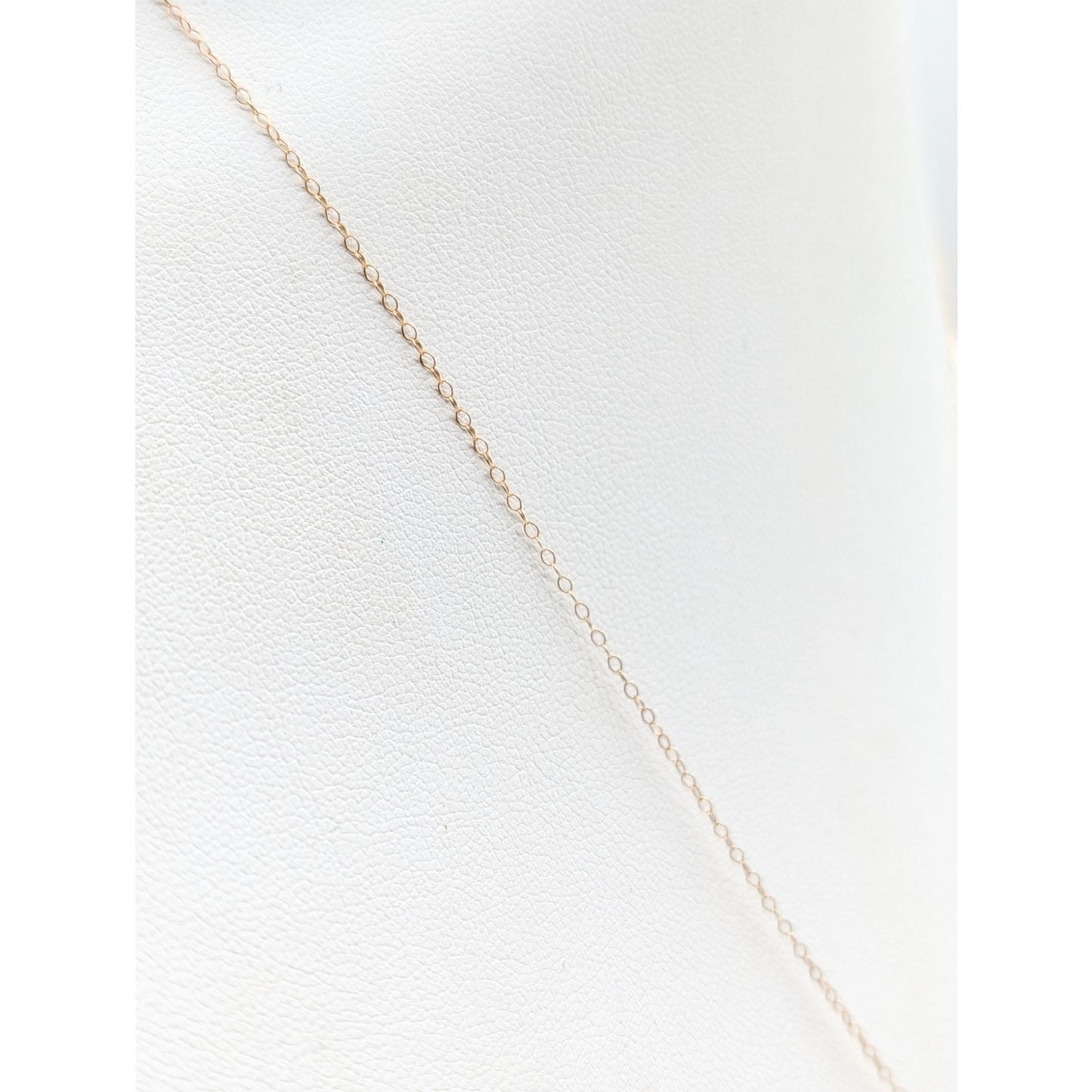 Vtg 14K Yellow Gold Genuine Pearl Pendant 18" Chain Spring Ring Clasp Necklace