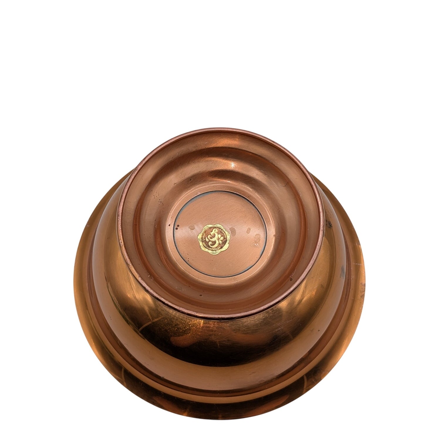 Vintage Coppercraft Guild Small Copper Pedestal Candy Trinket Bowl