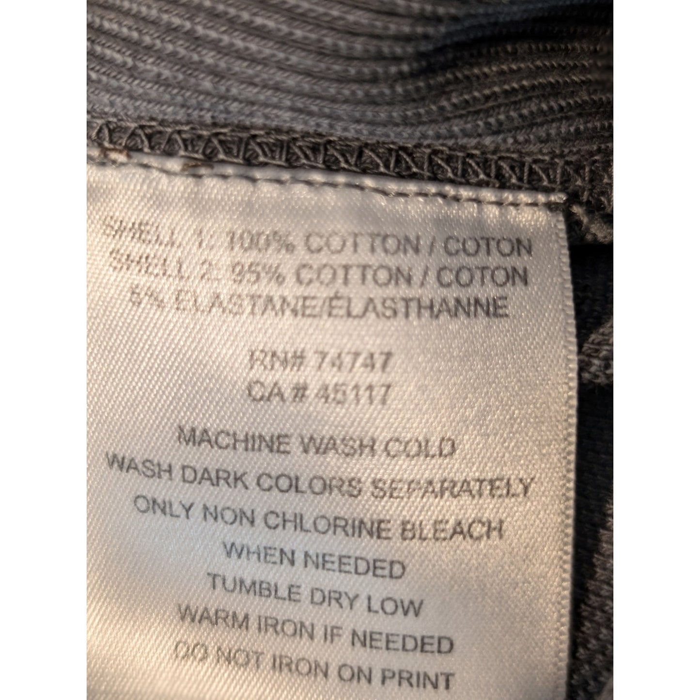 Redhead Faded Gray Long Sleeve Jersey Men's Size L