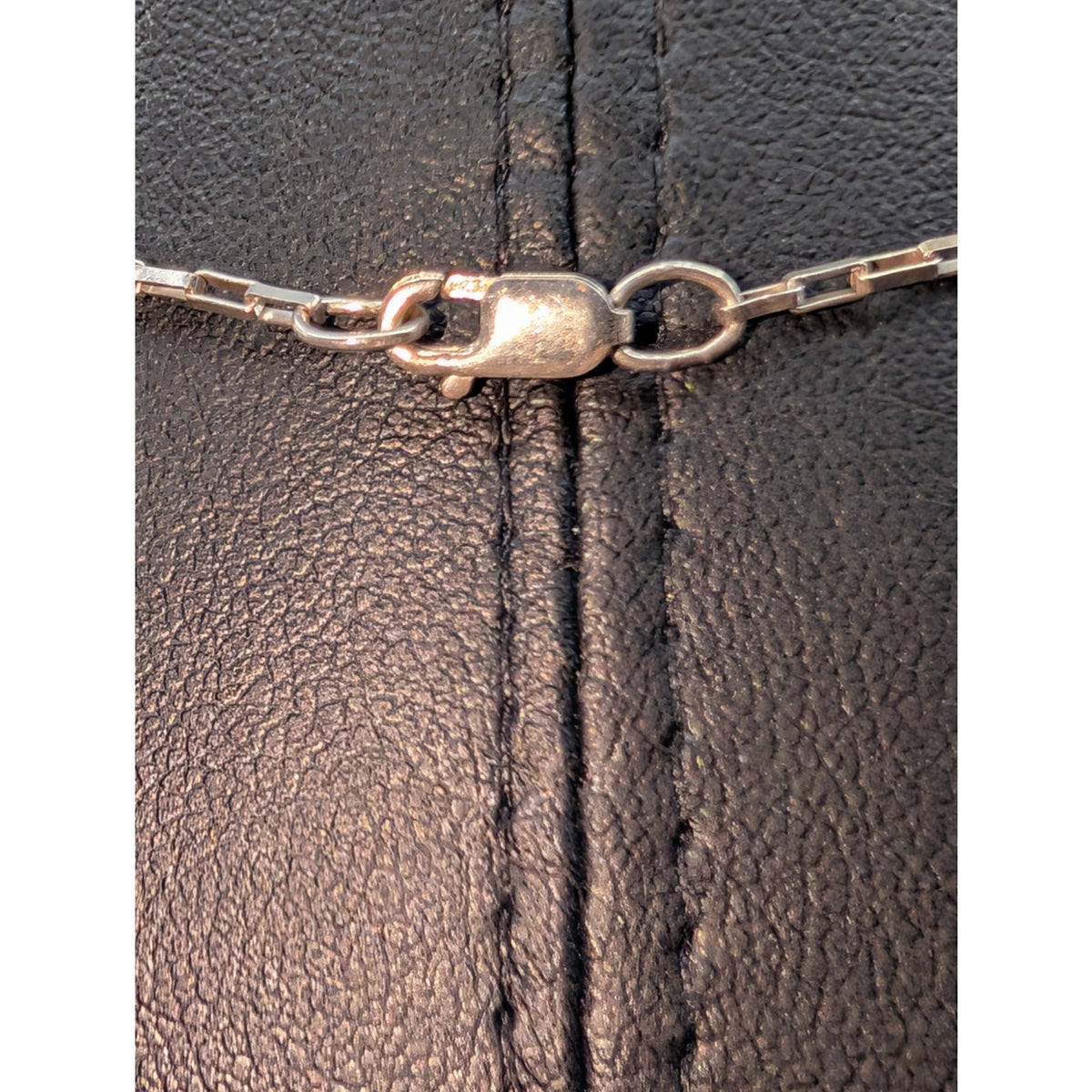 Silpada Charm Pendant On 925 Sterling Silver Rectangle Link 18" Chain Necklace