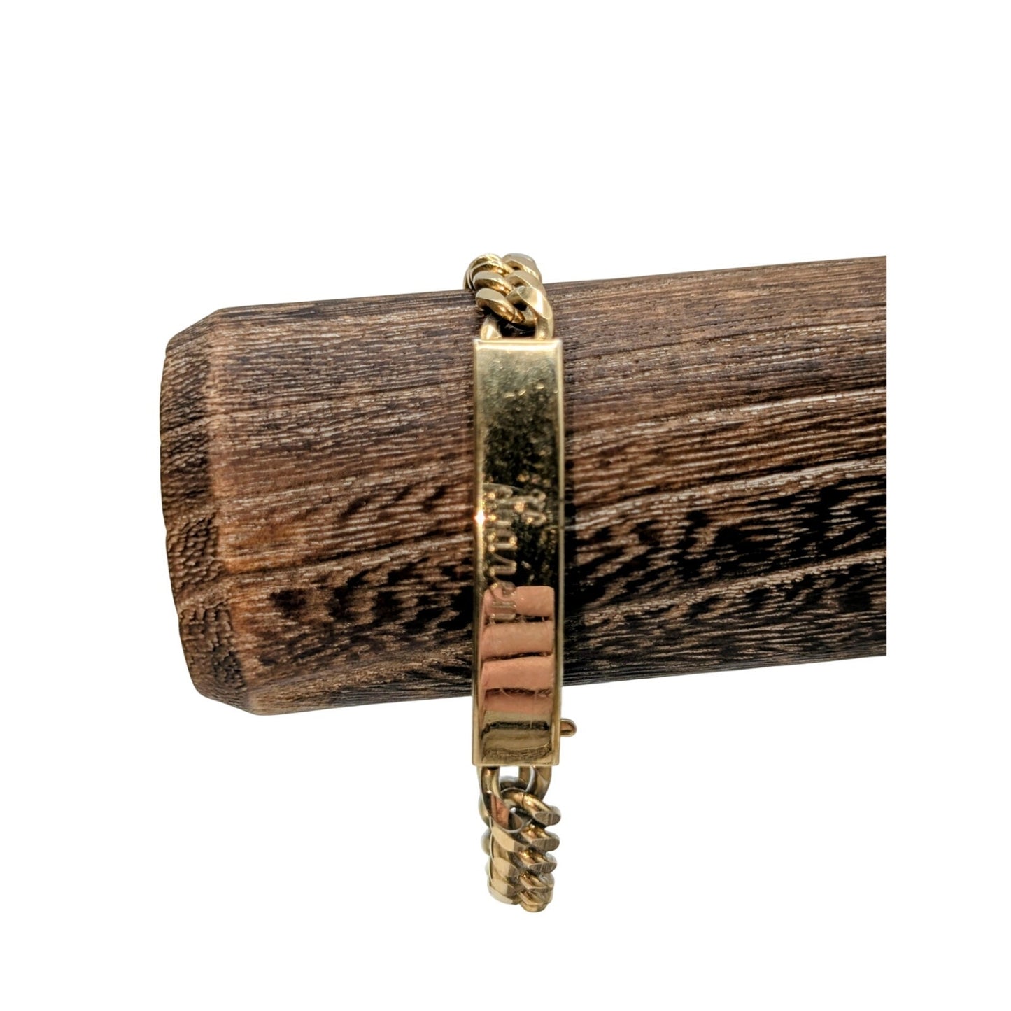 Vintage SPEIDEL Gold Tone ID Bracelet Engraved 'Karen'