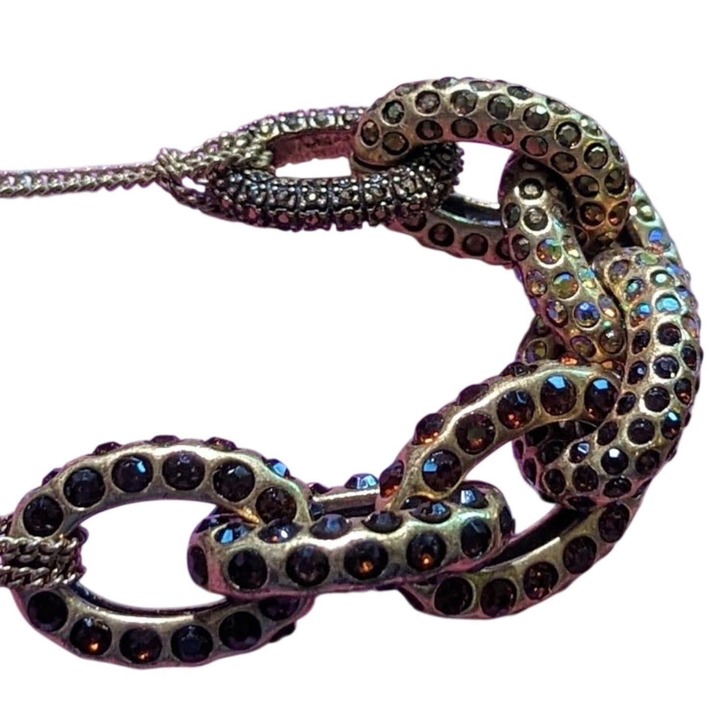 J Crew Crystal Chain Necklace