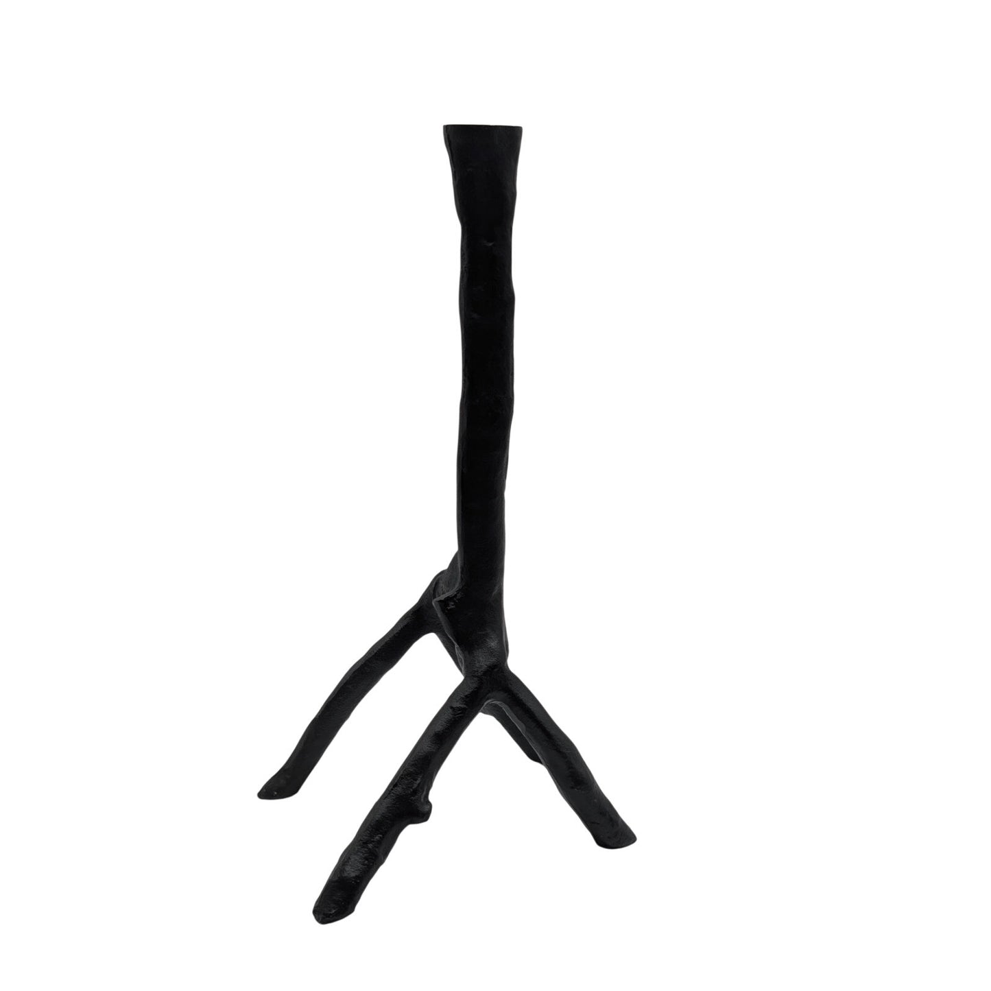 Black Iron Enchanted Forest Candlestick