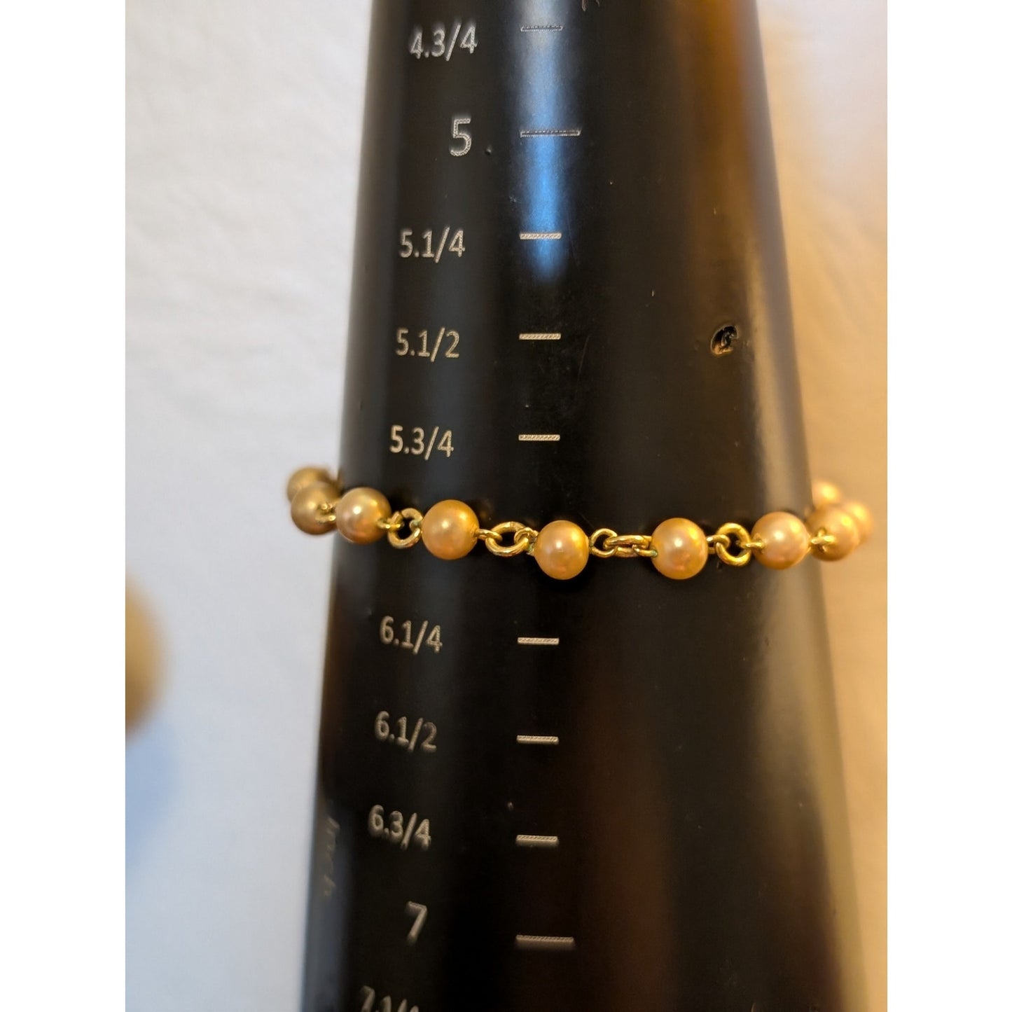 Lot of Three Vintage Gold Tone Chain Bracelets