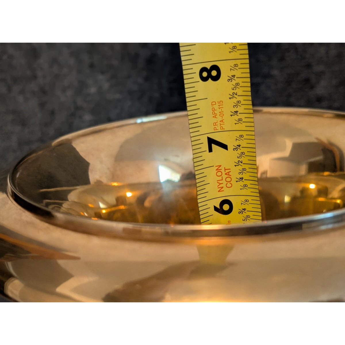 Vintage Made in India MCM 12" Tall Heavy Brass Urn Planter/Vase
