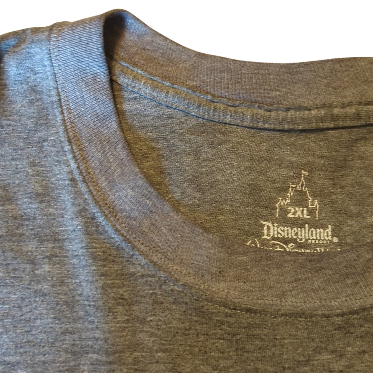 Disneyland Resort Walt Disney World Gray Mickey Mouse Graphic T-Shirt Size 2XL