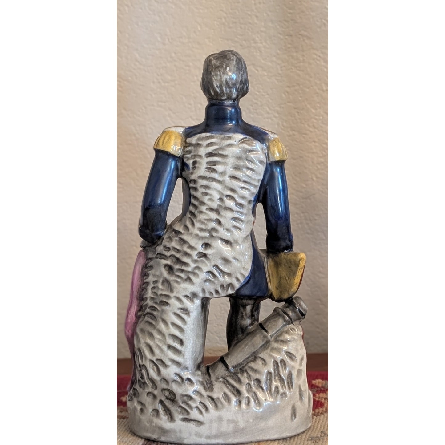 Antique 1850 Unmarked Staffordshire 'Ceneral Napier' Misspelled 10.5" Figurine