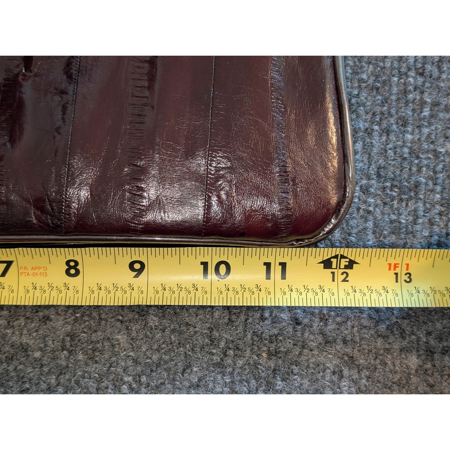 Vintage Genuine Eel Skin Shoulder Bag
