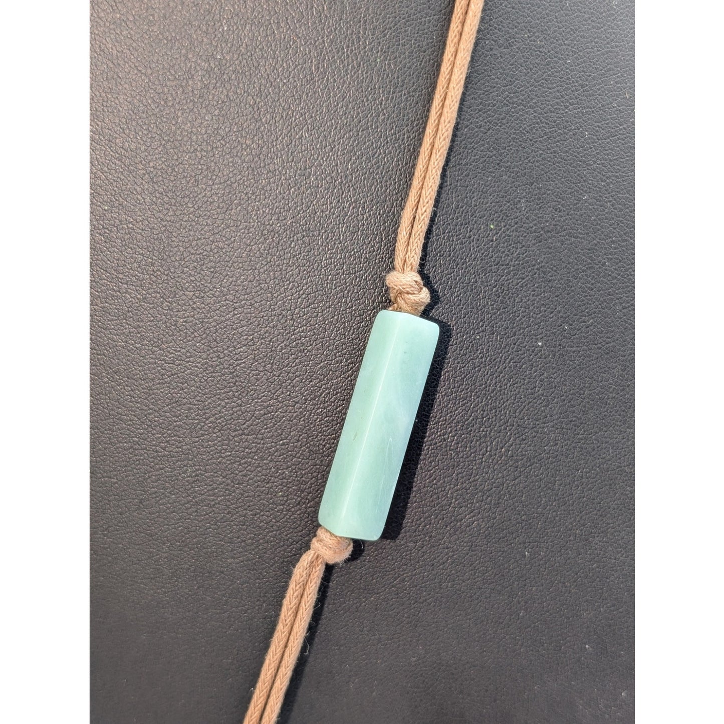 Chico's Blue Seafoam Green Convertible Draw String Pendant Necklace
