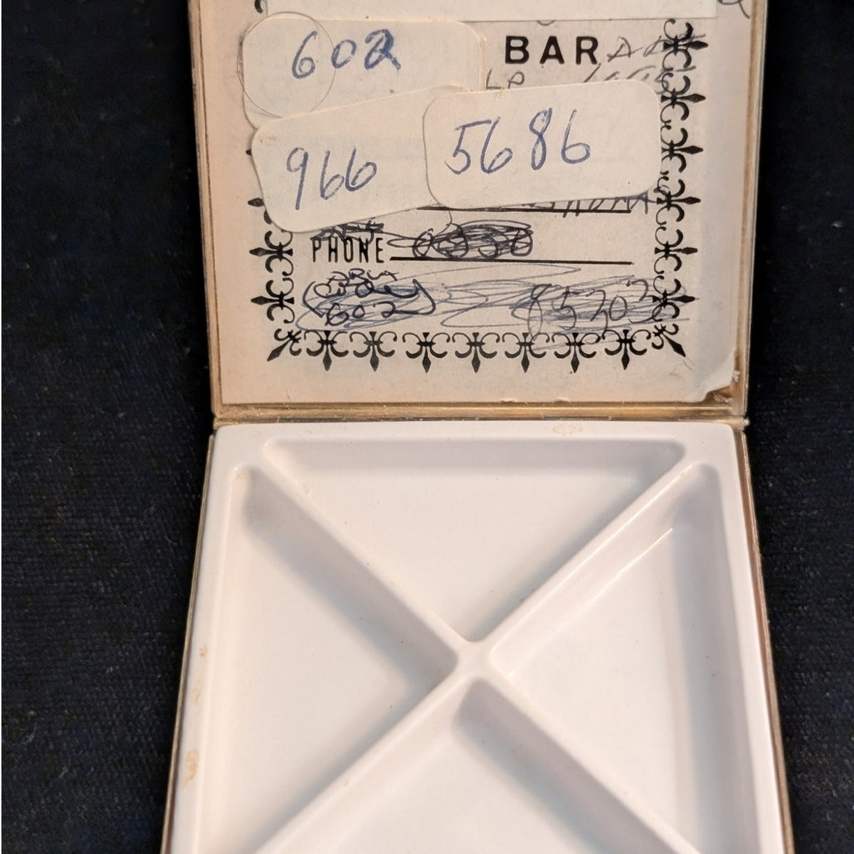 Vintage  1960s Pill Bar Box