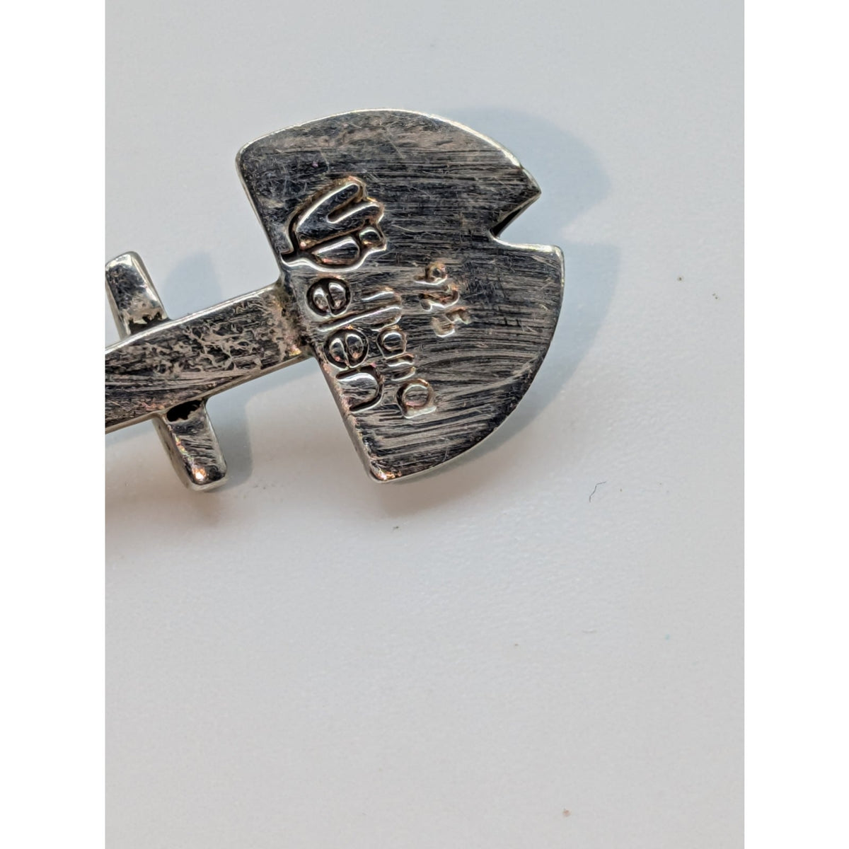 Signed by Maria Belen Nilson 925 Sterling Silver Fish Skeleton Dangle Earrings