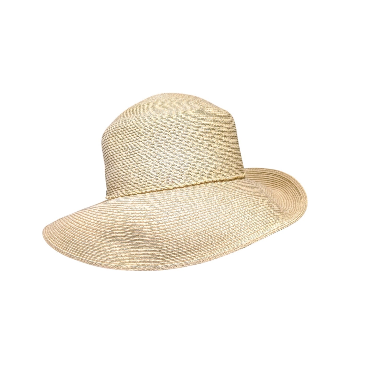 The Scala Collection Tan Paper Sun Hat One Size NWOT