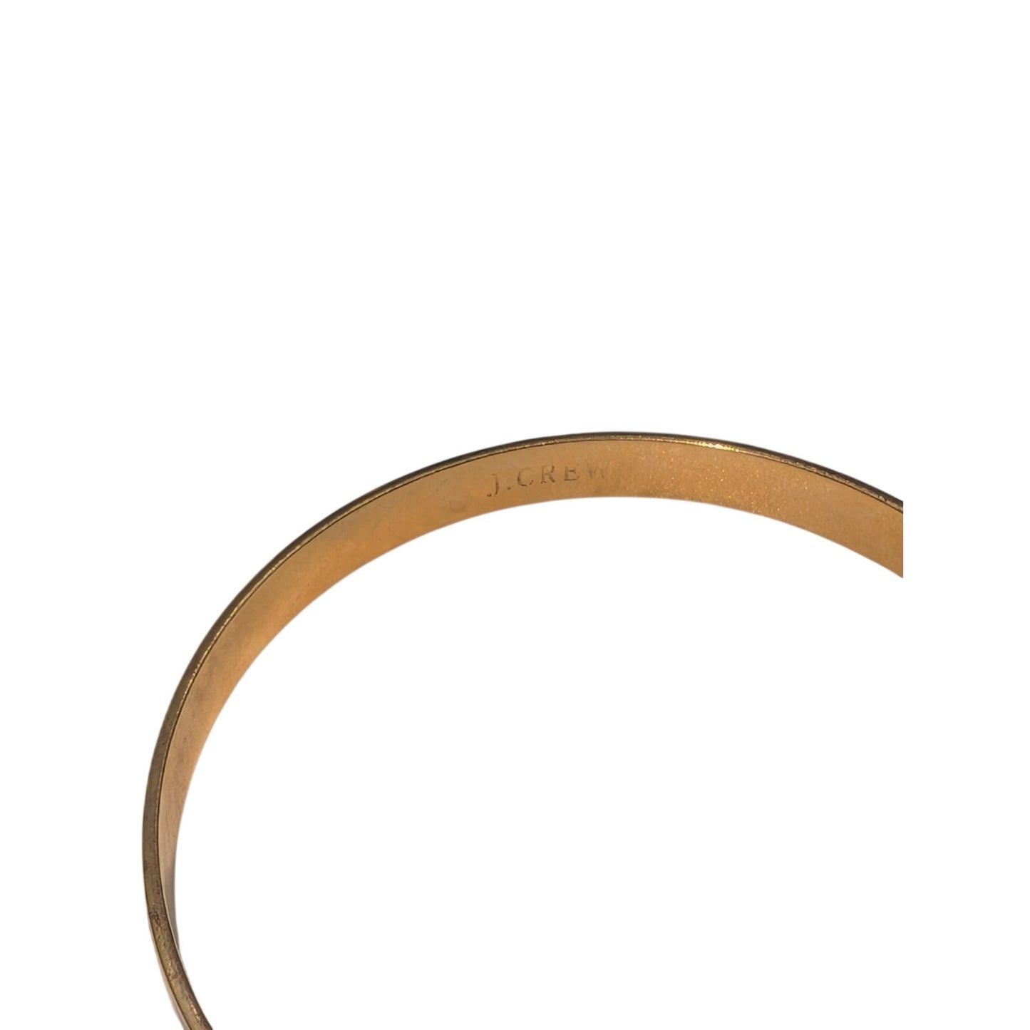 J.Crew 1/4" Blue Cream Gold Tone Bangle Bracelet