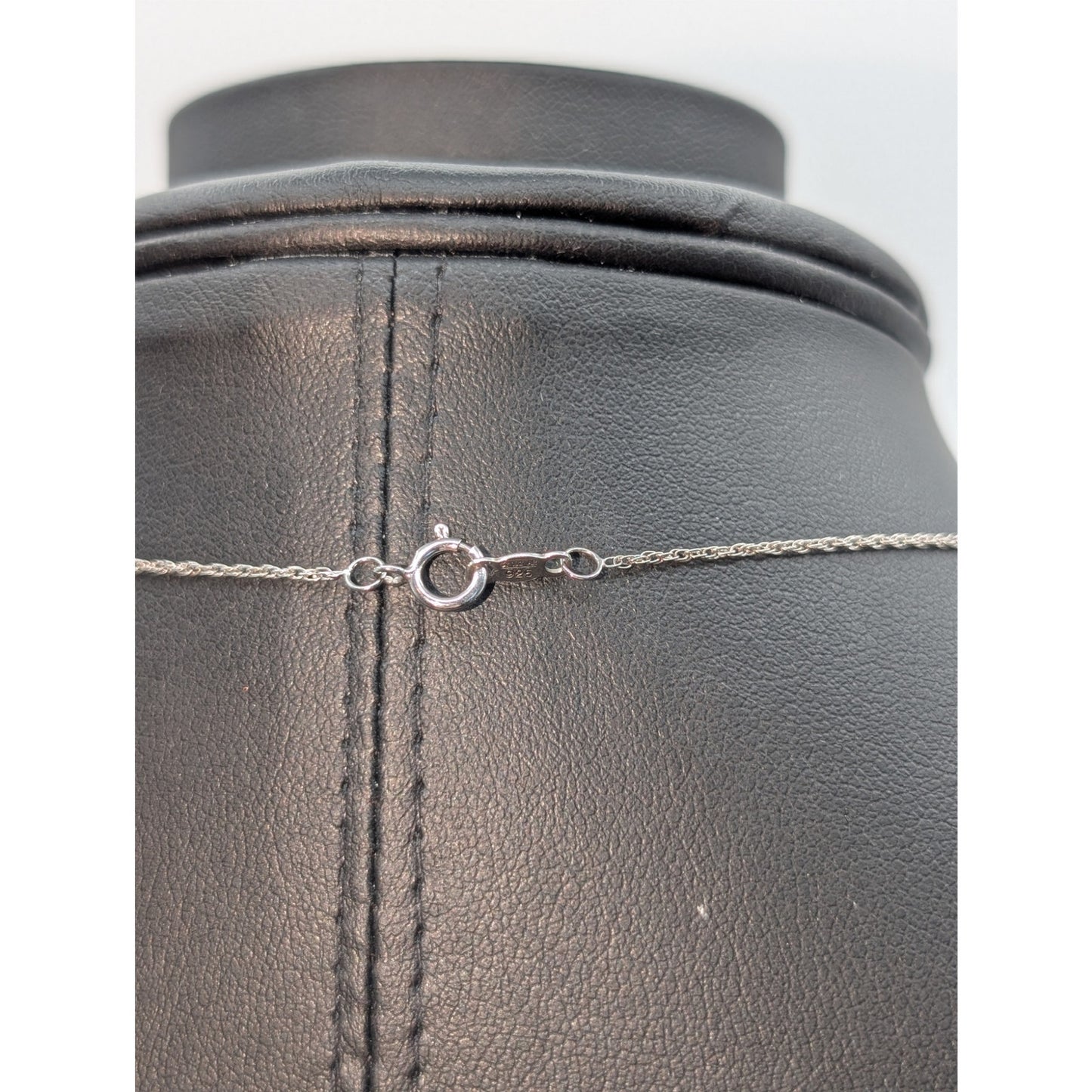 925 Sterling Silver CZ Snowflake Pendant 18" Chain Necklace