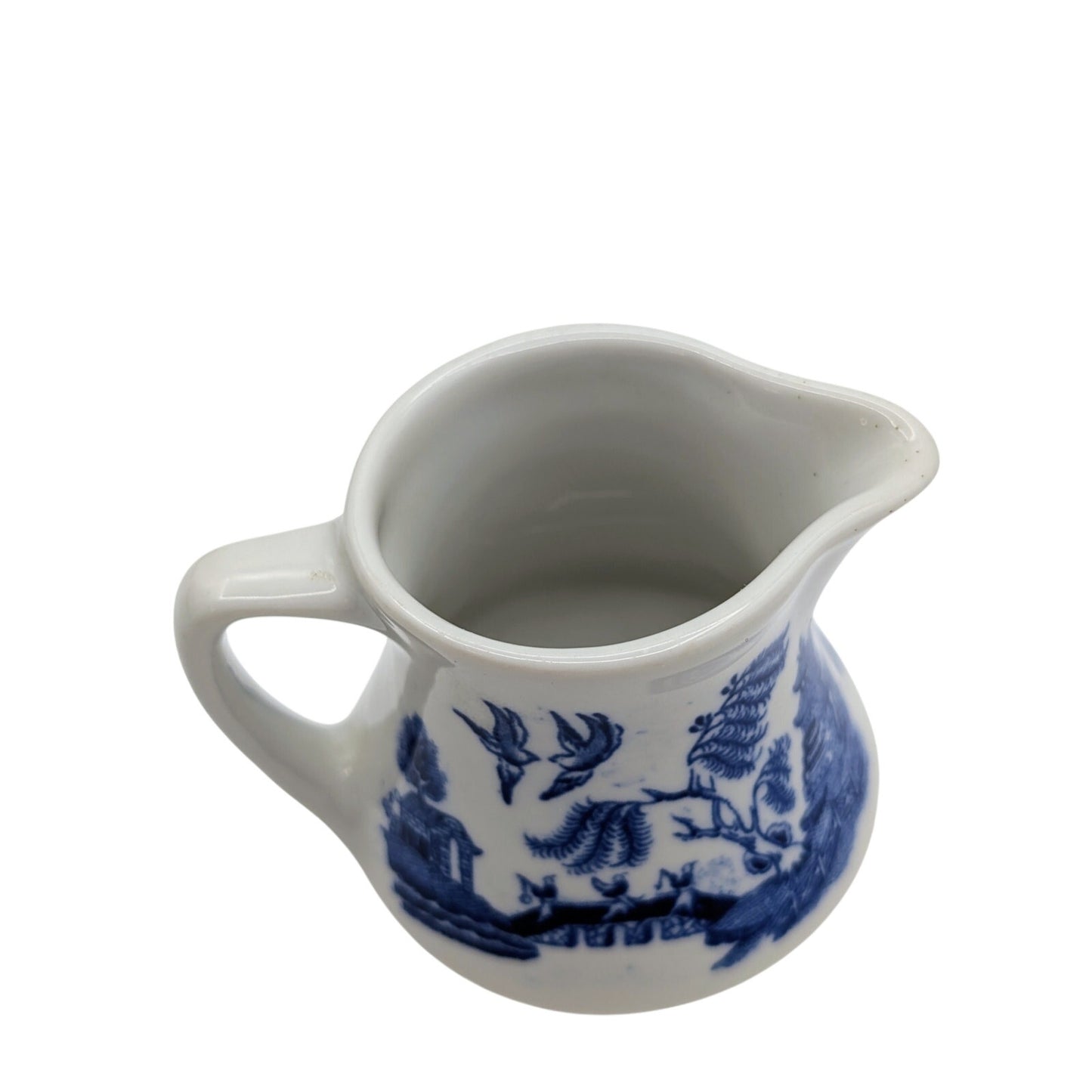Vintage 1973 Shenango Blue Willow China Creamer/Syrup Restaurant Ware