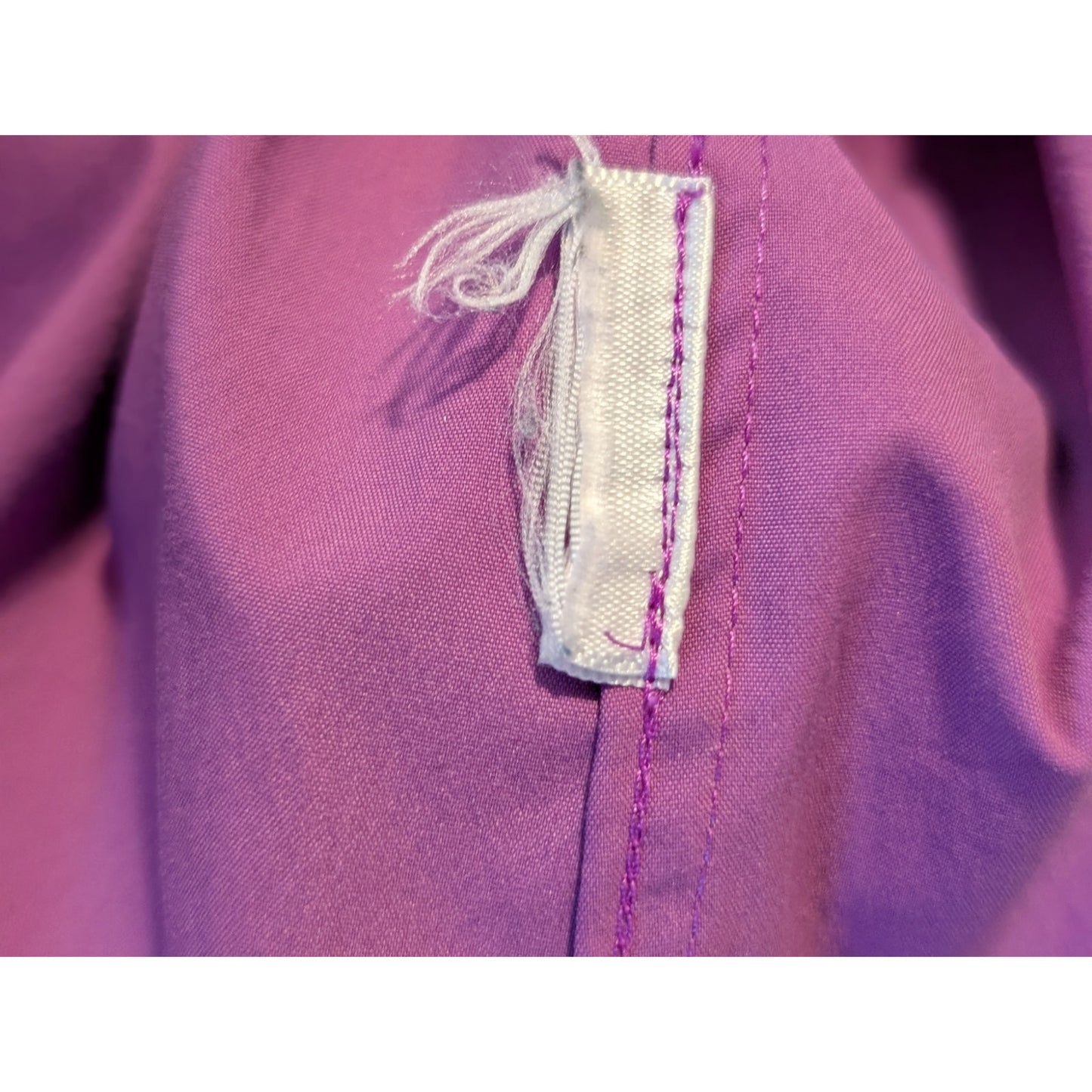 Athleta Performance Oversized Poplin Jazzy Purple Button-Up Top Women's Sz M