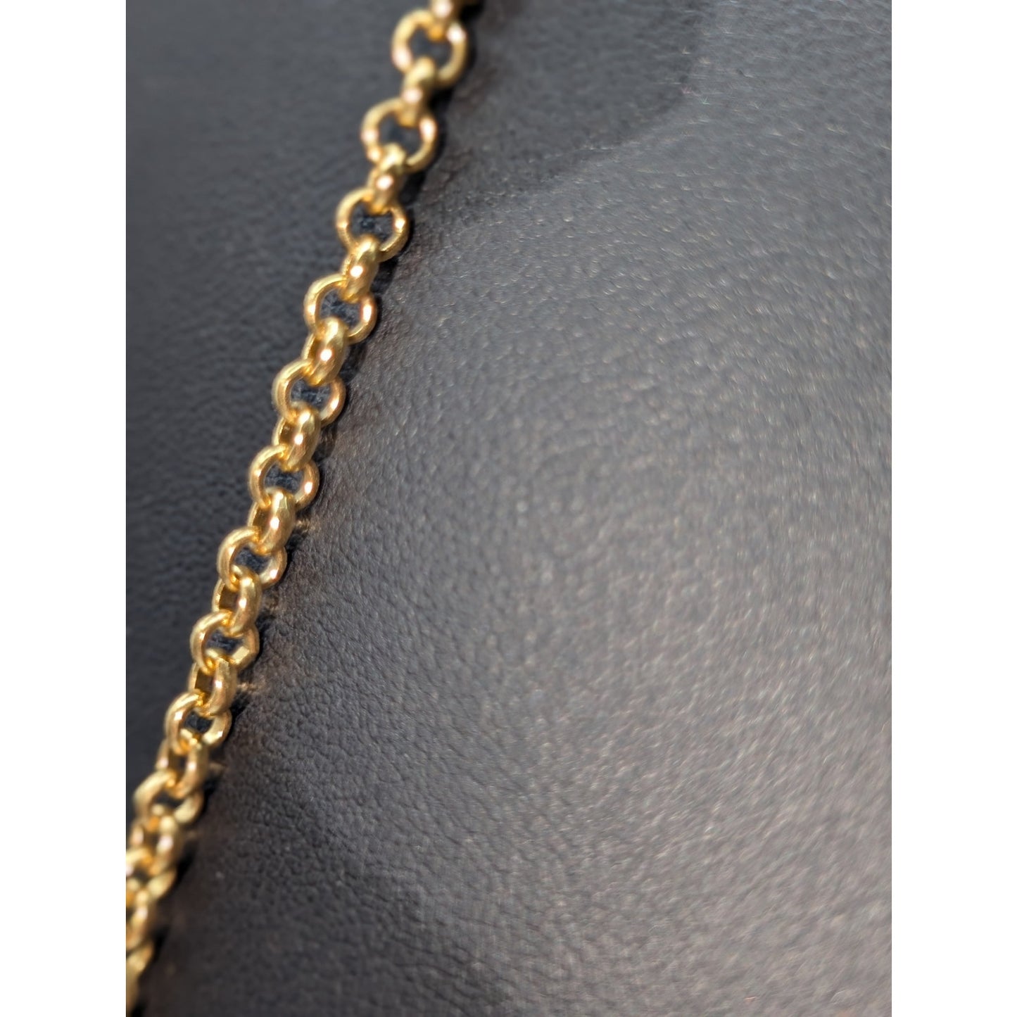 Hammered Gold Tone Animal Enamel Bezel Set Rhinestone Pendant 30" Necklace