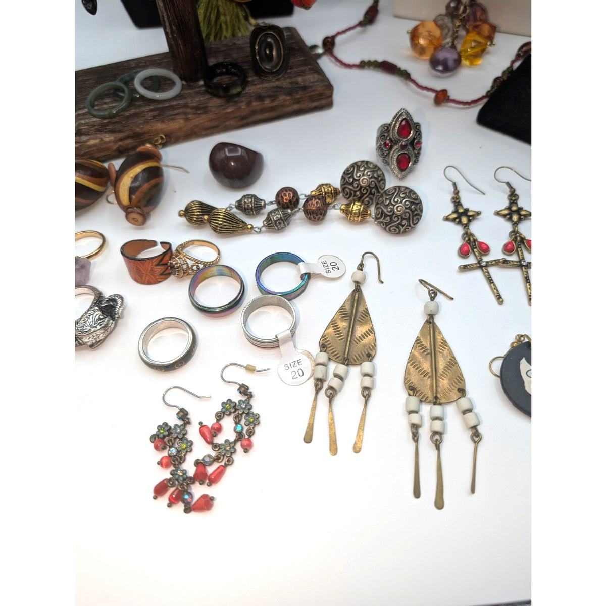 Reseller's Delight 46 Piece Boho Vintage to Modern Costume Jewelry Lot