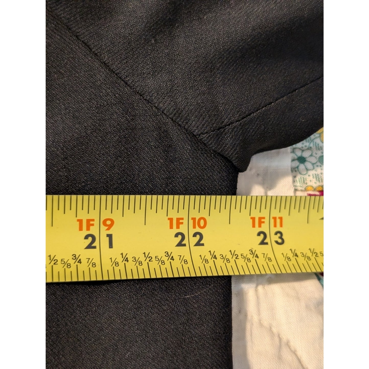 Vintage Black All Season Wool Stretch Lined Classic Blazer Womens Size 12W (0X)