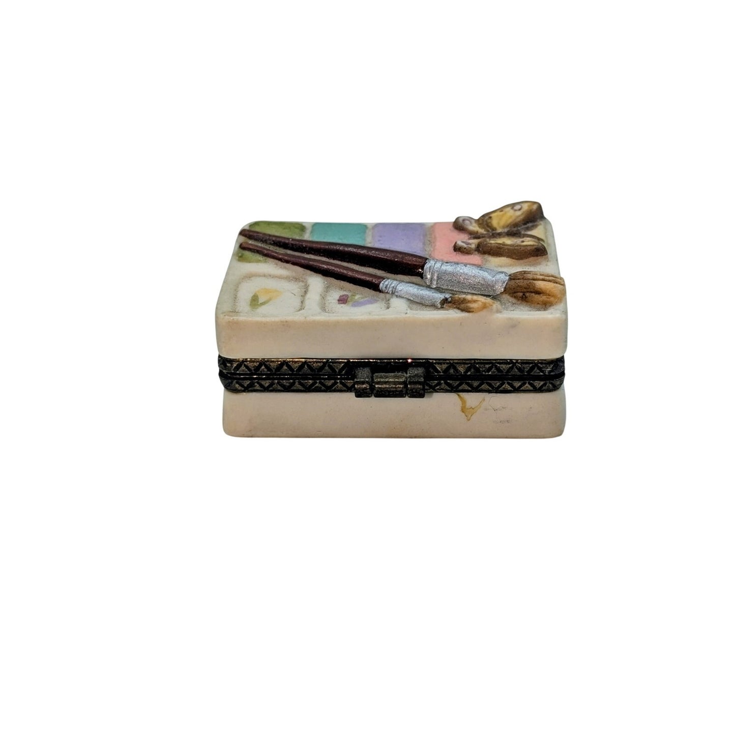 VTG 1999 Marjolein Bastin 'Caring People Paint Our Lives With Joy' Trinket Box