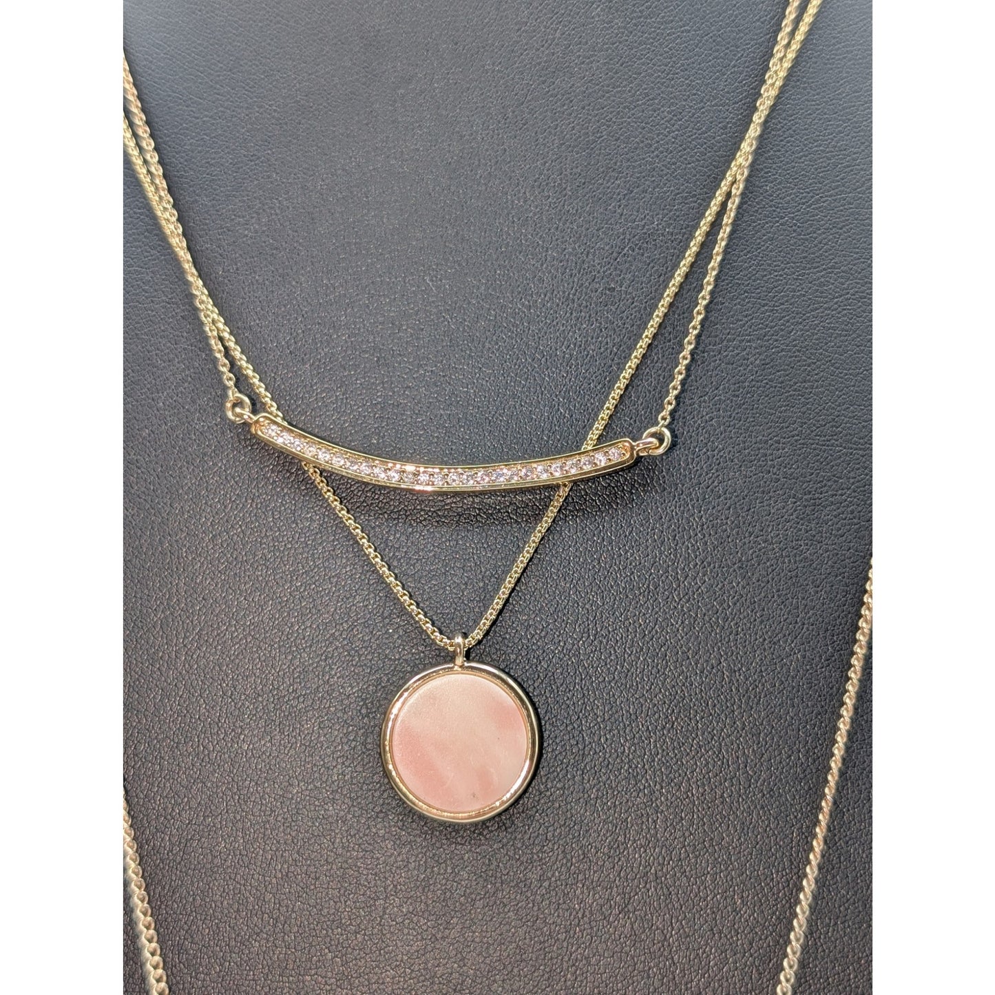 Lot of Three Gold Tone Layered Necklaces