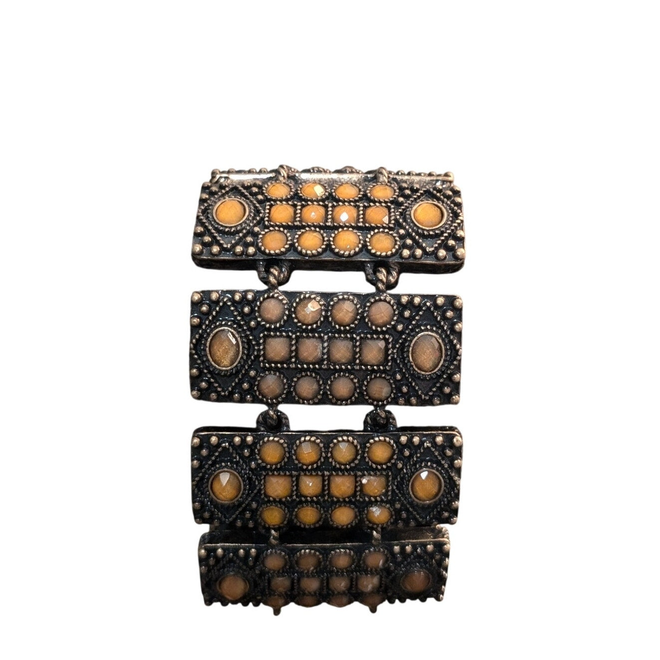 Lia Sophia Kiam Family by Lia Sophia Chunky Link Bronze Color Bracelet Plus Two