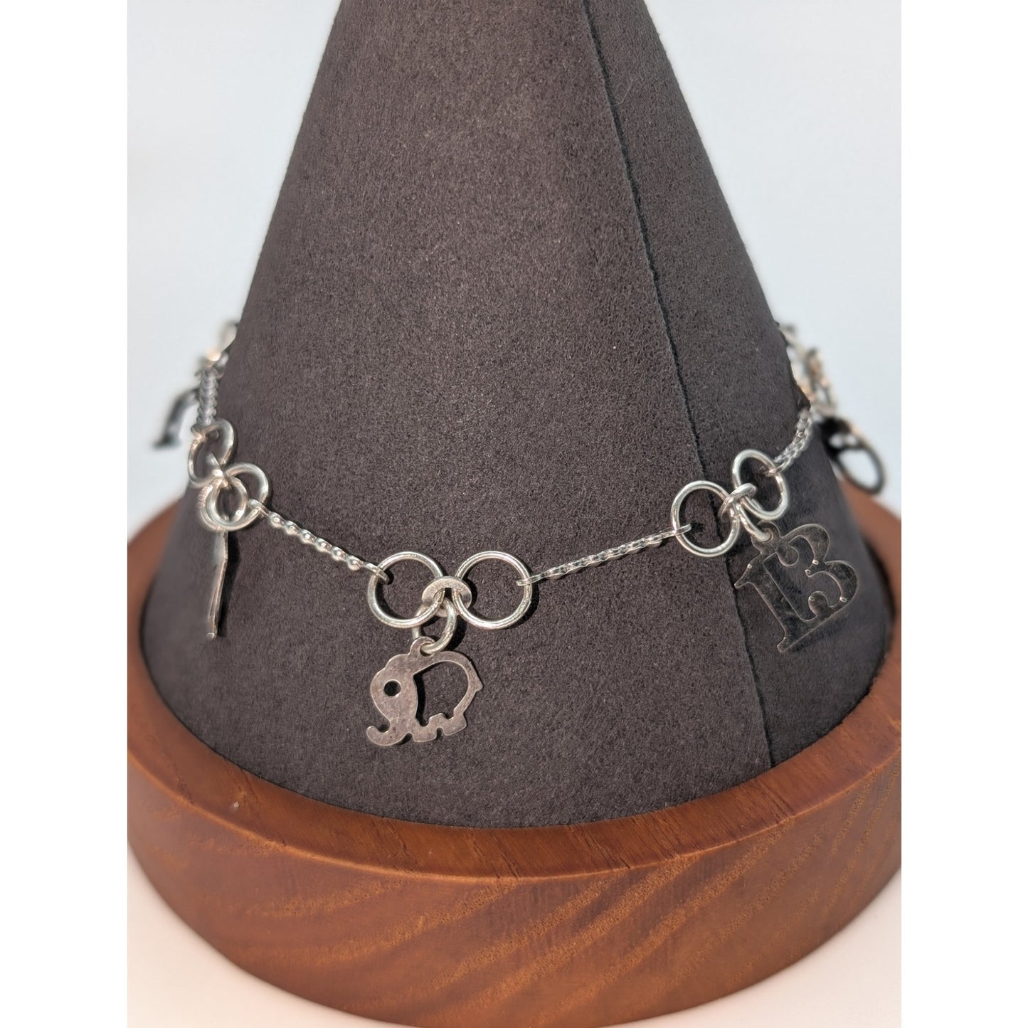 Marked 925 Mex Lucky Charm Silver Tone Bracelet