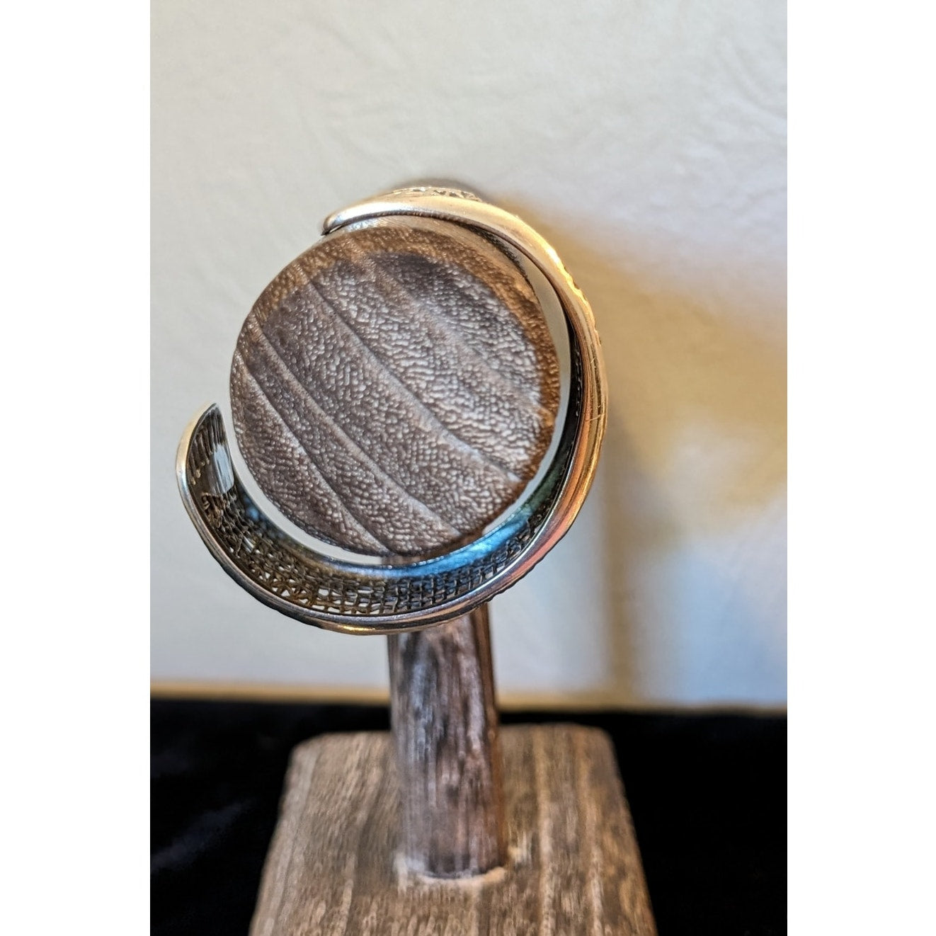 SILPADA Retired Sterling Silver Woven Mesh Wide Band Cuff Bracelet