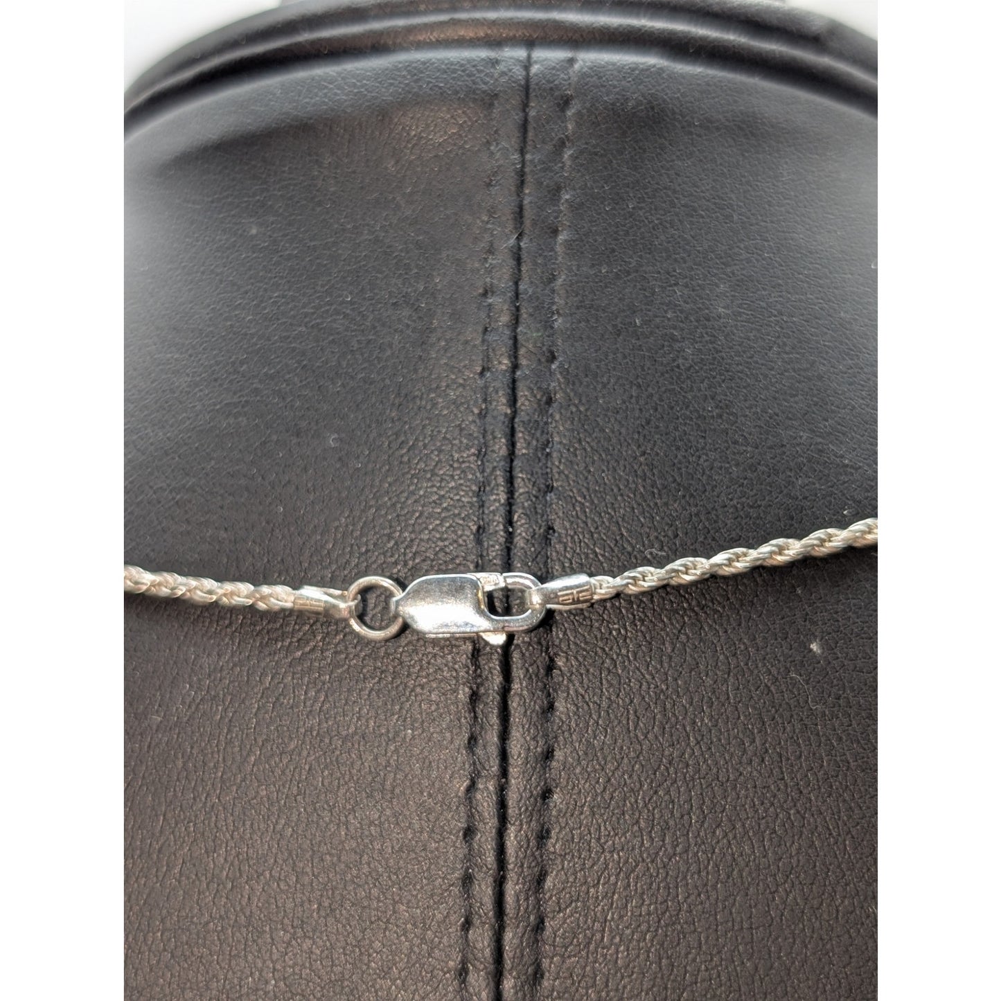 925 Italy Sterling Silver 24.25" Rope Chain Necklace 7.48g
